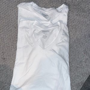 2 large Kirkland white T shirts.